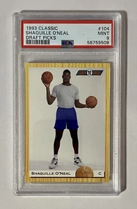 Novato ~ 1993 ~ Shaquille O'Neal ~ radiocontrol ~ #104 ~ PSA 9 ~ como nuevo ~ clásico 4 deportes - Imagen 1 de 2