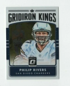 2016 Panini Donruss Optic Football GRIDIRON KINGS PHILIP RIVERS CHARGERS #10 - Picture 1 of 7