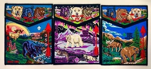 OA NANUK LODGE 355 BSA GREAT ALASKA FLAP 2024 NOAC BEAR ART 6-PATCH DELEGATE SET - Picture 1 of 5