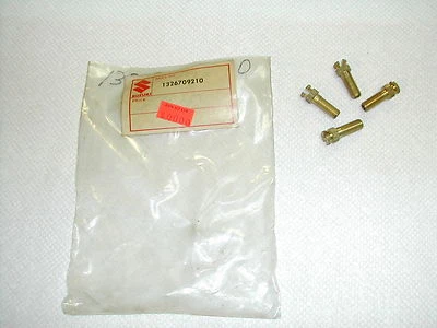 SUZUKI GT 250 TORNILLO DE PARADA DEL ACELERADOR NOS T125 S32-2 T250 T305 T350 T500 (CANTIDAD 4) Foto 1 de 3