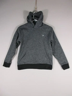 RBX Womens Active Pullover Hoodie Sweatshirt Long Sleeve Size 10 Gray/Black - Image 1 of 4