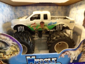 THE WOLF MAN MONSTER TRUCK   2003 FUNLINE MERCHANDISE INC. MUSCLE MACHINES  1:64 - Picture 1 of 3