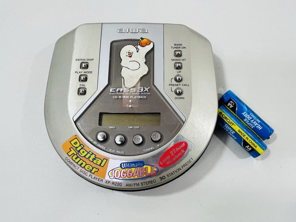 Vintage Aiwa EASS 3x CD Player Sintonizador AM/FM XP-R220 - TESTADO E FUNCIONA - Imagem 1 de 4