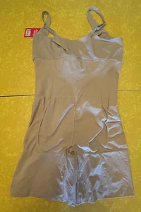 Body metà coscia Spanx busto aperto taglia 3X naturale nuovo con etichetta - Foto 1 di 5