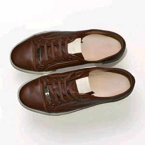 Vtg Gucci Camelot Nappa Moorea Sneakers Men’s 9.5 G Leather Shoes w/ Box & Bag - Picture 1 of 13
