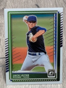 Jack Leiter Texas 2025 Donruss Optic Holo Panini #94 Baseball Card - Picture 1 of 2
