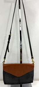 Ghurka braun grau Leder Klappe wandelbare Clutch Crossbody 282 Cafe Handtasche - Bild 1 von 6