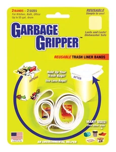 Müllgreifer 530 wiederverwendbare robuste Gummi Müll Liner Bänder (24er Pack) - Bild 1 von 1
