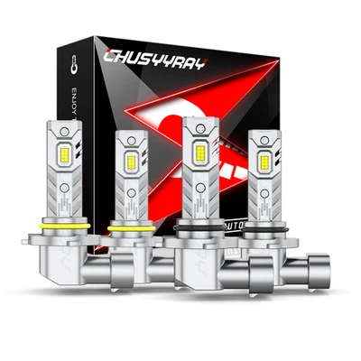 For Chevy Silverado Tahoe C/K 1500 2500 1994-1998 9005 9006 LED Headlights Bulbs - Image 1 of 4