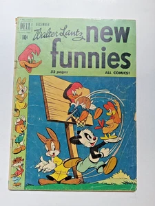 Dell Comics    Walter Lantz NEW FUNNIES #166  Dec 1950 - Picture 1 of 2