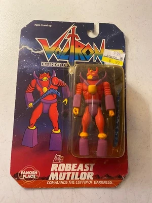 VOLTRON Panosh Place Vintage Action Figure ROBEAST MUTILOR Sealed Original 1984 - Image 1 of 4