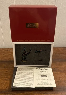 W Britain Magpie 36037 Napoleonic British 95th Rifles Chosen Man Wounded Set - Image 1 of 4