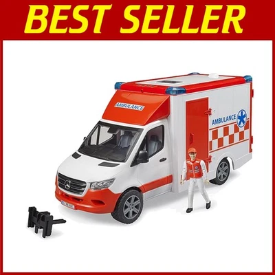 MB Sprinter Ambulance Toy with Light + Sound - Image 1 of 4
