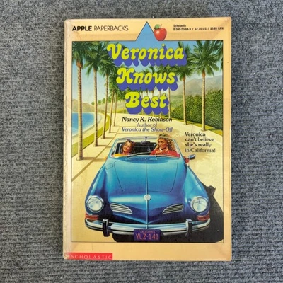 Veronica Knows Best by Nancy K. Robinson 1987 RARE Apple Kids Paperback Novel - Image 1 of 4