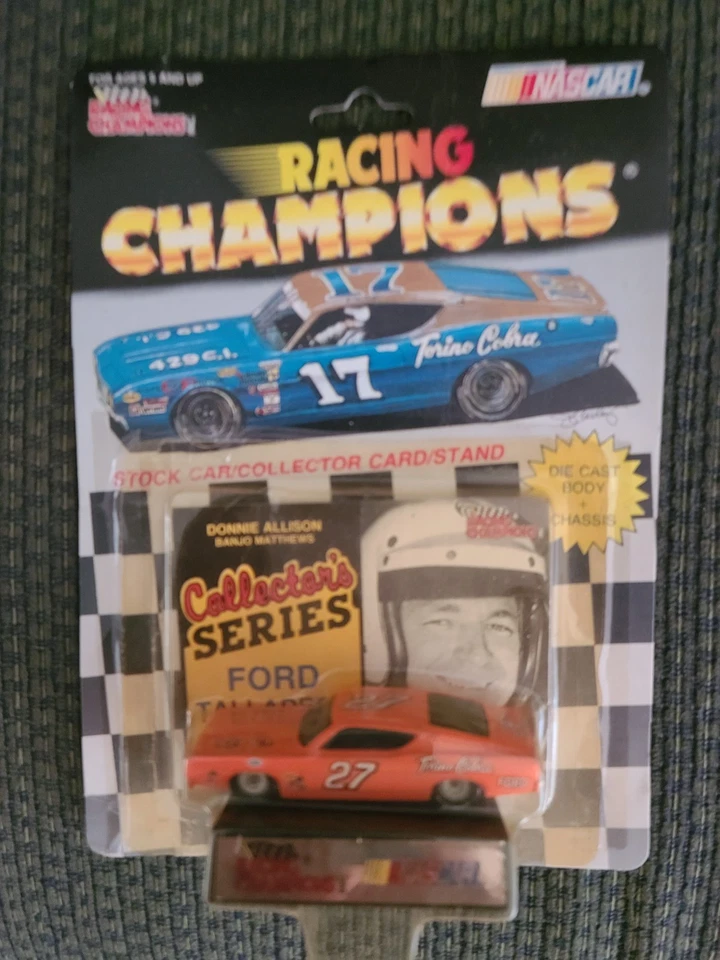 Donnie Allison #27 Ford Talladega 1992 Racing Champions escala 1/64 fundido - Imagem 1 de 1