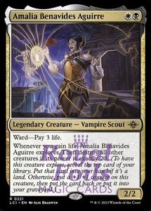 Amalia Benavides Aguirre 2x FOIL Lost Caverns of Ixalan MTG LCI Rare MINT wht bk - Picture 1 of 1