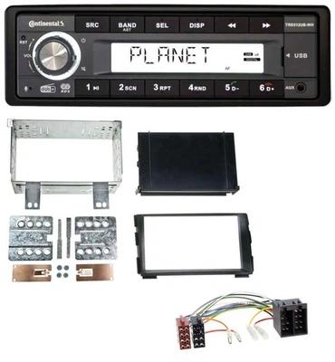 Continental USB 1DIN AUX DAB MP3 Autoradio für Kia Ceed 09-12 proCeed 11-13 - Bild 1 von 4