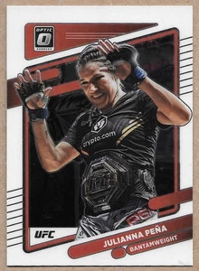 Julianna Peña UFC 2022 Donruss Optic Bantamweight #5 - Picture 1 of 2