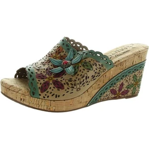 L'Artiste by Spring Step Womens ANNA MARIA Wedge Sandals 9 Medium (B,M) 0240 - Picture 1 of 3