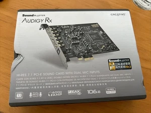 Creative Hi-Res Sound Blaster Audigy Rx PCI-e SB-AGY-RX Minor Box Damage - Photo 1/6