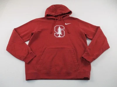 Nike Stanford Cardinal Sudadera con Capucha Suéter Para Hombres Mediano Rojo Manga Larga Ivy League Foto 1 de 4