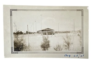 1937 Montreal Royals Delorimier Stadium RPPC postal de colección, Jackie Robinson - Imagen 1 de 4