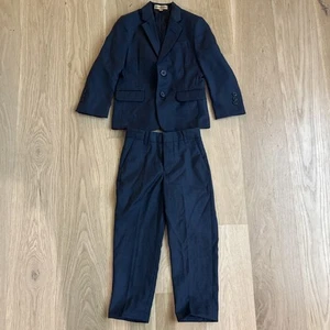 Boys Suit and Tie Classic Club Navy Size 4T-5T - Picture 1 of 6
