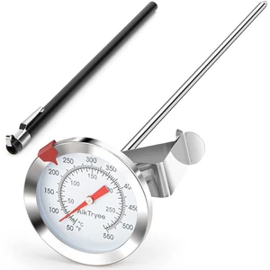 Candy Thermometer Cooking with Instant Read Dial Meat Black  - Picture 1 of 8