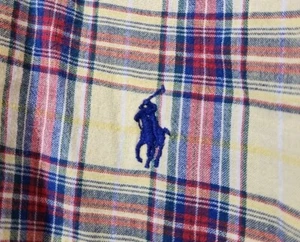 Camisa Ralph Lauren Hombre XL Blake Cuadros Ligera Transpirable Algodón Manga Corta - Imagen 1 de 5