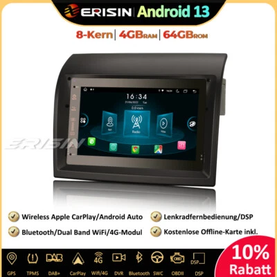 Android 13 Autoradio Navi GPS DAB+CarPlay für FIAT DUCATO CITROEN JUMPER BOXER - Bild 1 von 4