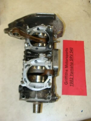 Yamaha SRV 540 1982 motor extremo inferior cárter cigüeñal cárter XLV Foto 1 de 4