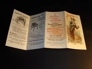 Circa 1900 Aspinwall Potato Planter Fold Out, Jackson, Michigan - Picture 1 of 2