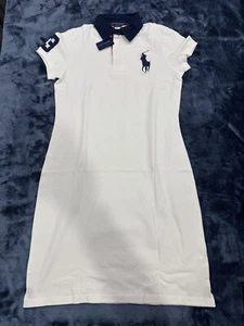 Ralph Lauren abito donna manica corta grande pony bianco taglia XL, 5014 - Foto 1 di 4