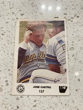 1981-82 Venezuelan Winter League Sticker Jose Castro Valencia #157