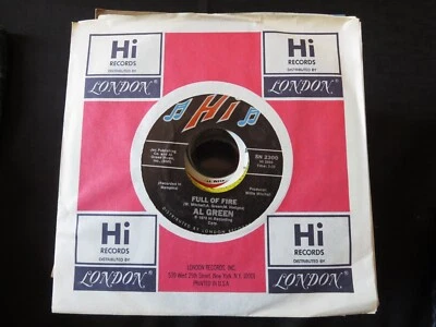 AL GREEN – Full Of Fire Unplayed Old Stock  - Image 1 of 2