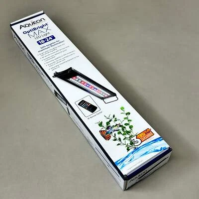 AQUEON OptiBright Max LED Light 18-24" Fish Tank Lighting System With Remote - Image 1 of 4