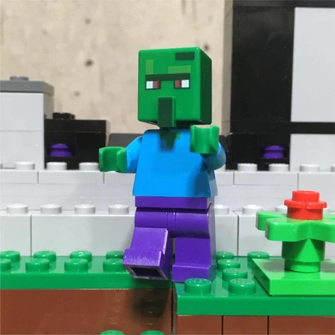 Minecraft Zombie Villager LEGO Minifigure Cover