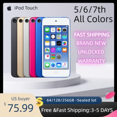 ✅New Apple iPod Touch 5th 6th 7th gen 64/128/256GB All Colors Sealed Box -Xmas🎁 - Image 1 of 4