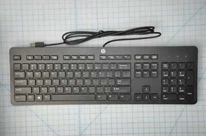 Genuine HP USB Wired Keyboard KU1469 SK2120, 803181-001 - Picture 1 of 2