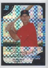 2005 Bowman Chrome First Year X-Fractor /225 Jeremy West #173 Rookie RC