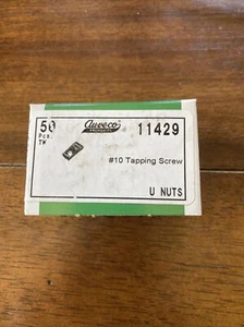 AUVECO 11429 dado a U #10 vite dimensioni qty:50 - Foto 1 di 4