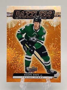 2023-24 Upper Deck Series 1 Roope Hintz #DZ-19 Orange Dazzlers Hockey 