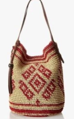 BOLSA TOTE DE OMBRO PALHA PAPEL NATURAL MARCA SORTE X-GRANDE USADA UMA VEZ US$ 98,00 - Imagem 1 de 4