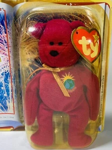 MILLENNIUM THE BEAR TY TEENIE BEANIE BABIES MCDONALD'S HOUSE CHARITIES 2000 RARE - Picture 1 of 5