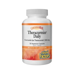 NEW Natural Factors CurcuminRich Theracurmin Daily 30 Capsules - Picture 1 of 1