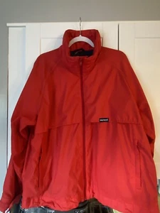 Vintage Helly HANSEN Red Helly Jacket Coat Size Men’s XL Lightweight No Hood - Picture 1 of 11