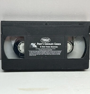 Thomas the Tank Engine Friends Percy Chocolate Crunch VHS Video Tape Only Train - Image 1 of 4