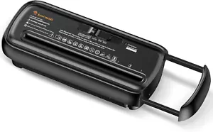 Paper Shredder for Home Use, 6 Sheet Strip Cut Small Paper Shredder without Bask - Picture 1 of 8
