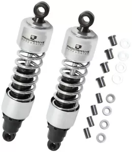 Amortiguadores Traseros Progressive Serie 412 Heavy Duty Cromo 12.5" (412-4219C) - Imagen 1 de 1