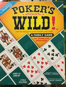 Pokers Wild! A Family Game Jax Ltd Ages 10 & Up 2-6 Players 2005 Complete - Picture 1 of 8